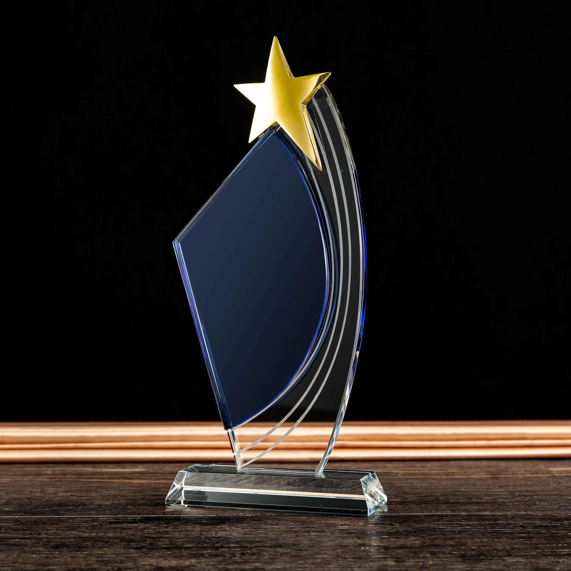 创意水晶钻石奖杯纪念工艺摆件 定制公司活动颁奖小奖杯小奖牌