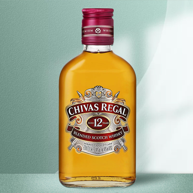 英国进口洋酒芝华士12年威士忌chivas regal 鸡尾酒基酒烈酒200ml