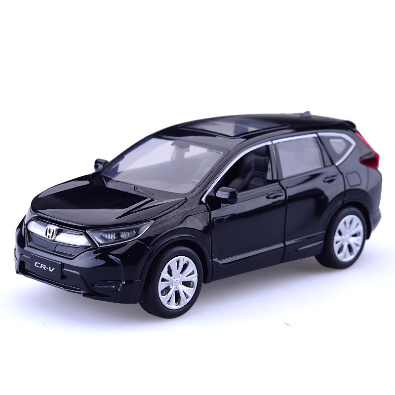 jk823508仿真本田crv合金汽车模型男孩金属轿车越野车玩具摆件