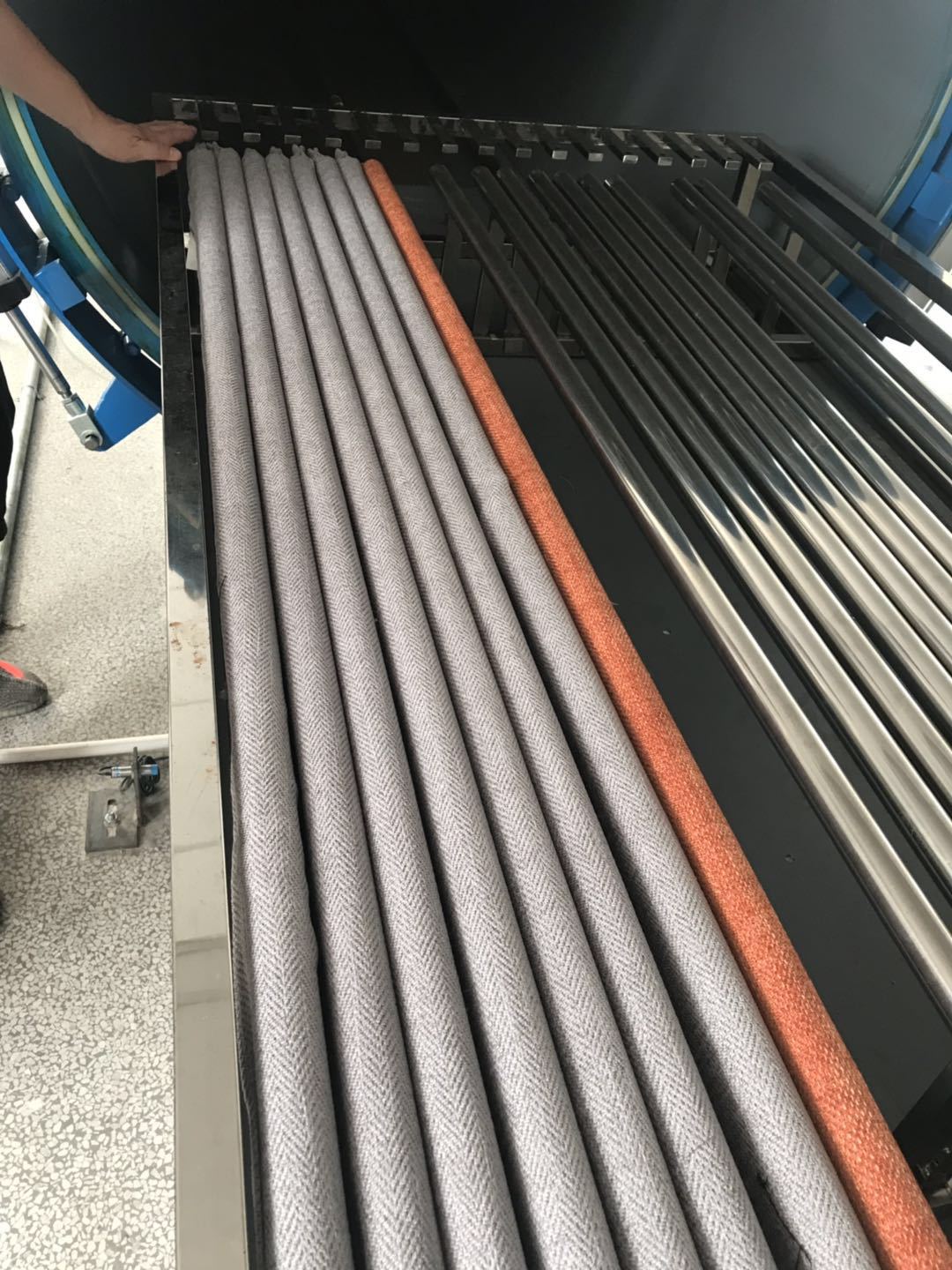 日新牌纺织品定型机 窗帘定型机