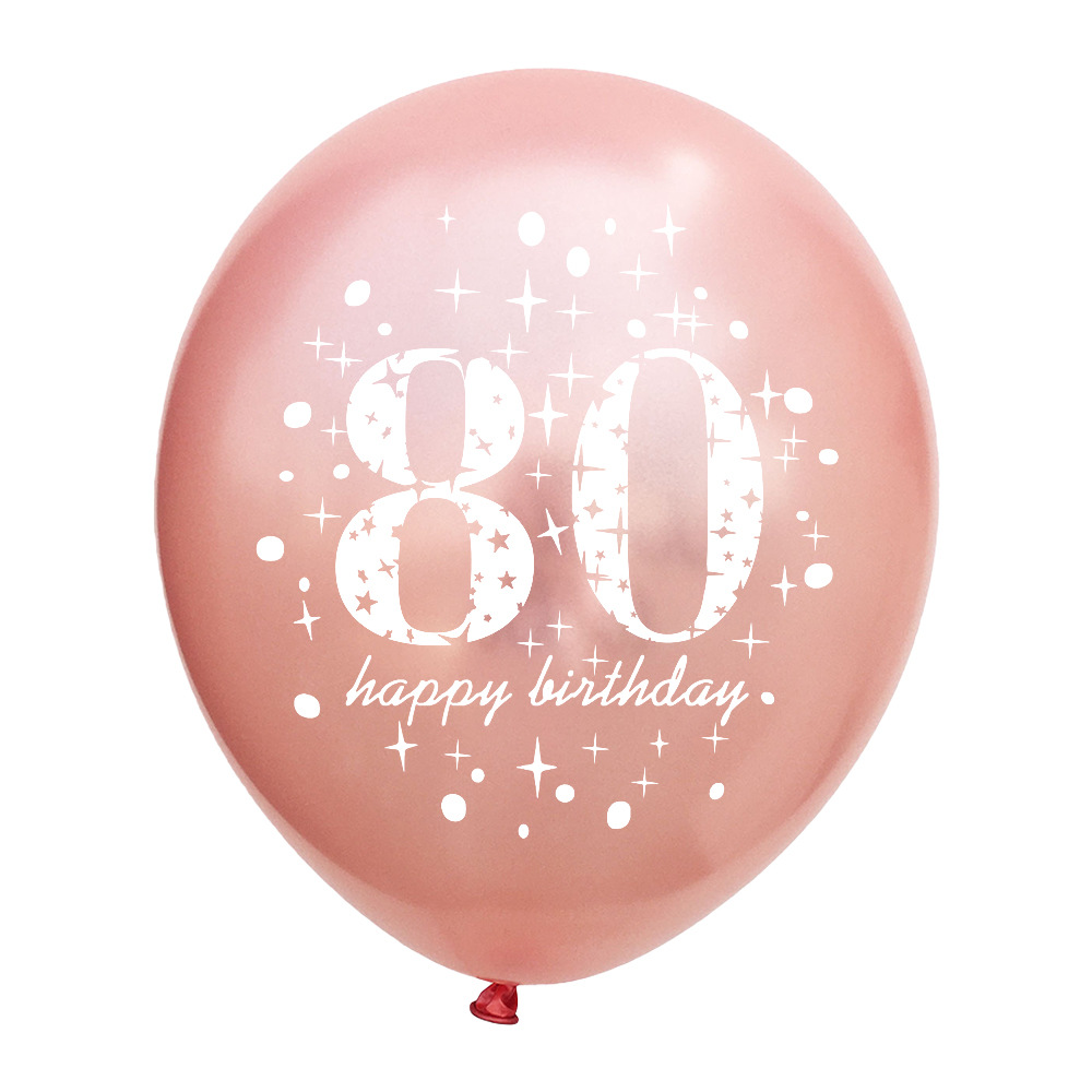 12-Inch 30 40 50 60 XINGX-Year-Old Balloon Birthday Party Wedding Anniversary Decoration Supplies Amazon