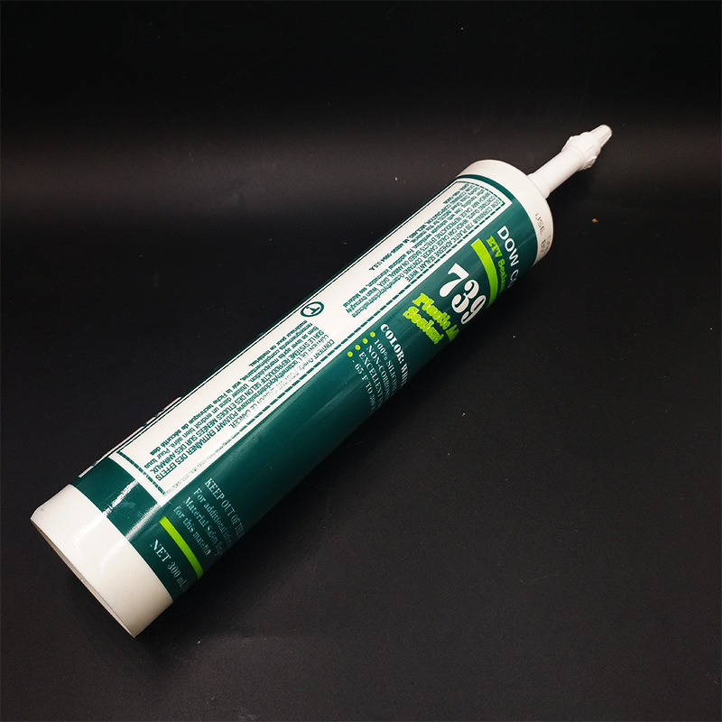 道康宁739黑膏状弹性硅酮橡胶硅胶rtv硅胶dc739密封胶白色300ml