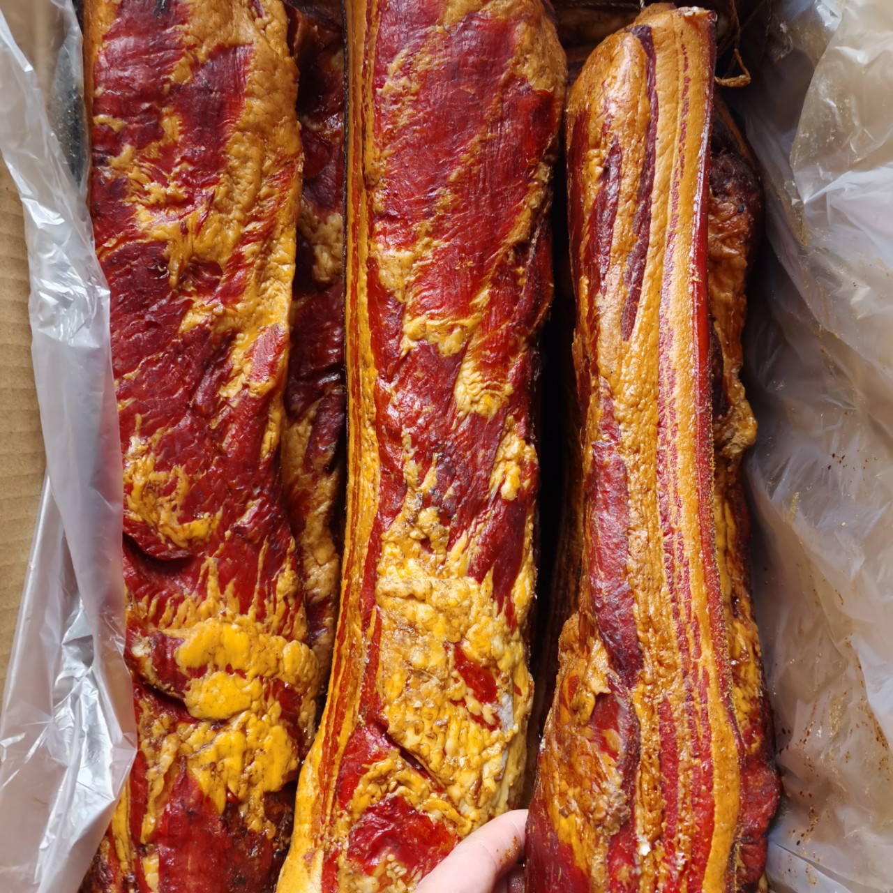 四川五花腊肉农家自制烟熏土猪咸肉后腿肉老川味腊肉广味腊肉批发