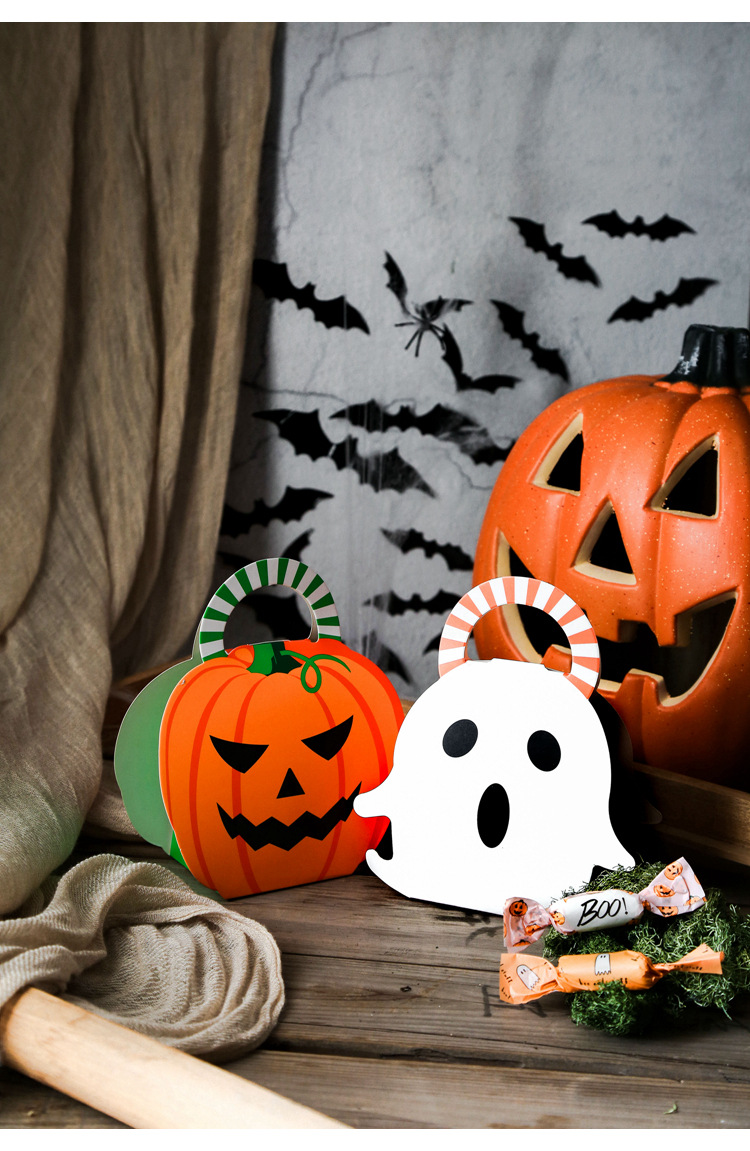 万圣节糖果包装袋讨糖袋小物品礼糖盒礼盒礼盒盒子袋子伴手礼diy