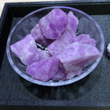 紫锂辉原石 天然水晶原石 紫锂辉石