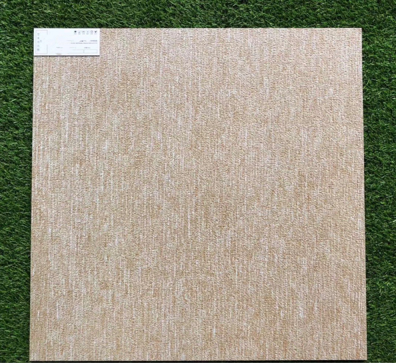 亚麻防滑布纹地毯砖600x600仿古砖餐厅卧室地砖灰色客厅瓷砖墙砖