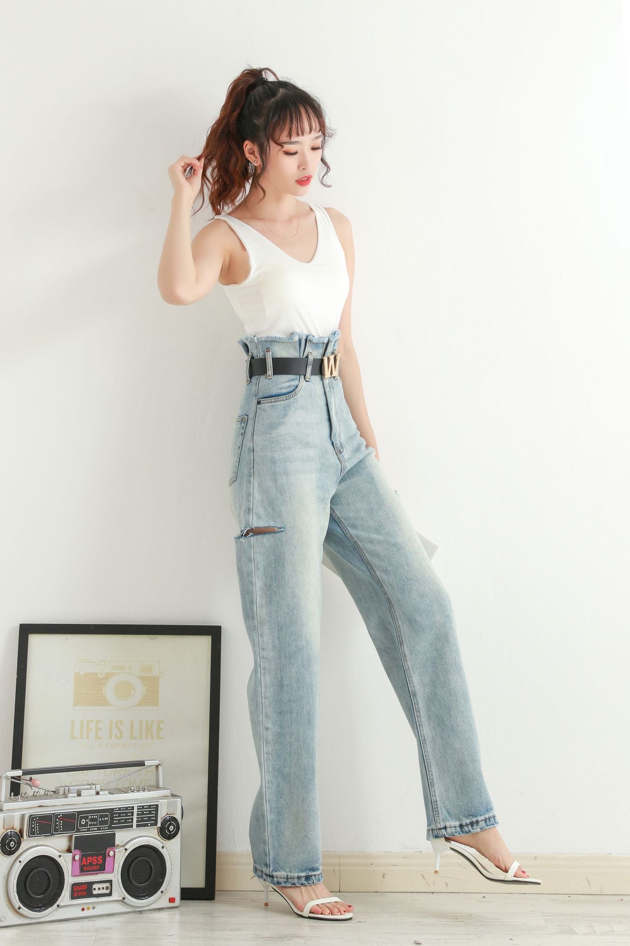 牛仔裤腰带皮带女