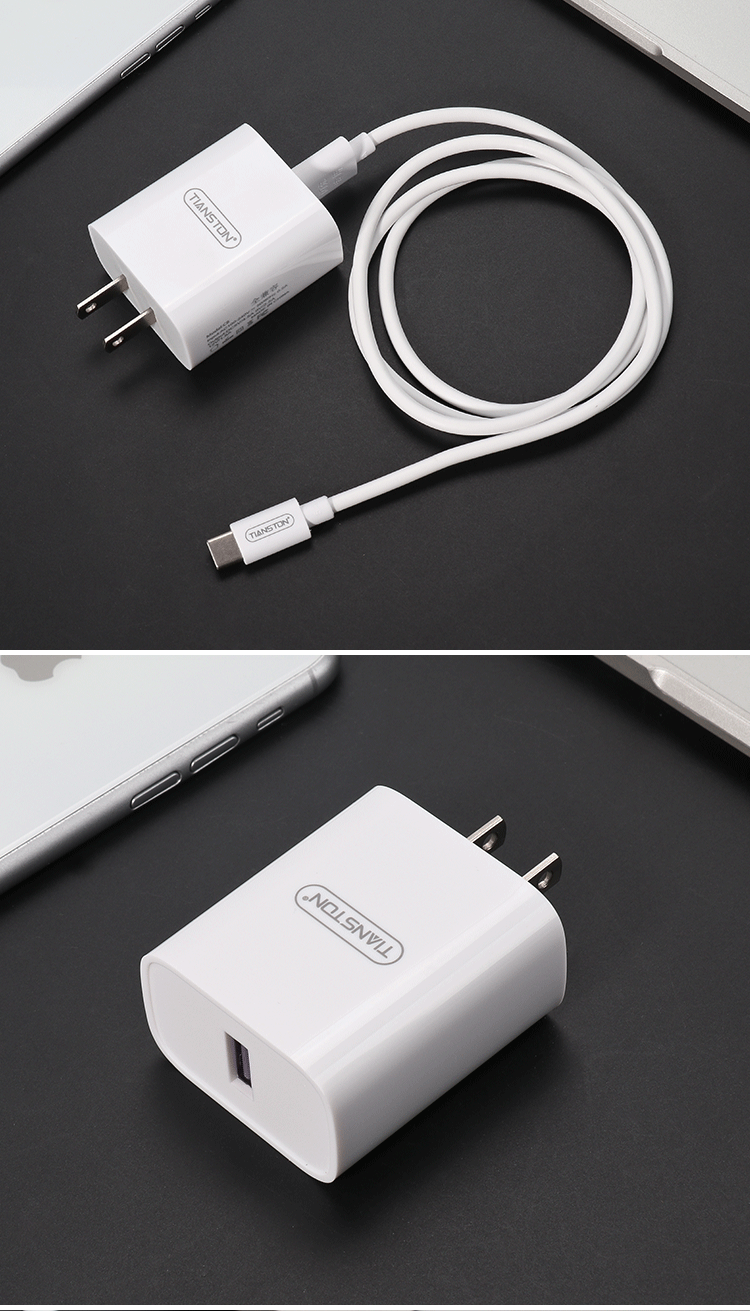 全兼容50w充电头qc3.0快充充电头安卓手机超级闪充套装充电器