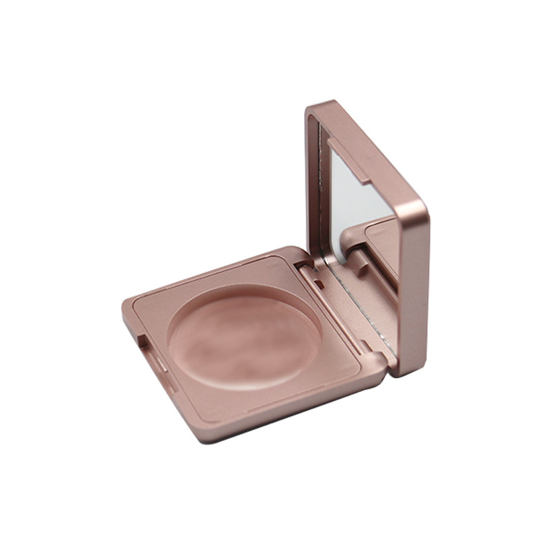 花同款西子腮红盒分装 方形卡扣粉饼 眼影 蜜粉 高光盒化妆品定制
