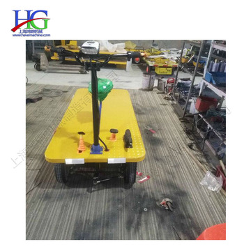 四轮电动搬运车 座驾式铁路建设平板车 个体出租短途运输工具车