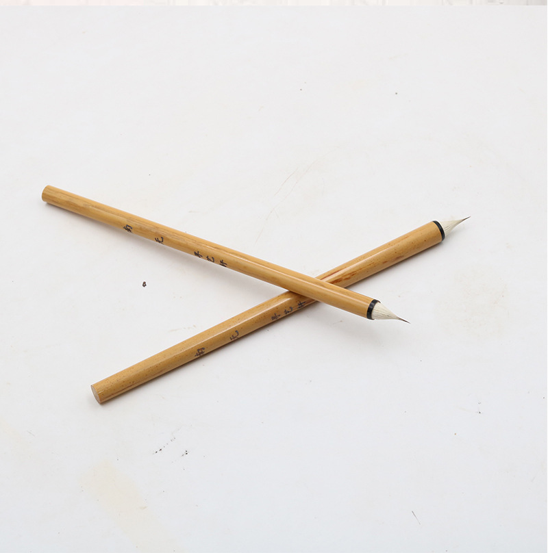 毛笔之乡寻艺轩批发缠纸笔缠纸鸡距笔抄经写卷蝇头小楷聚锋如锥