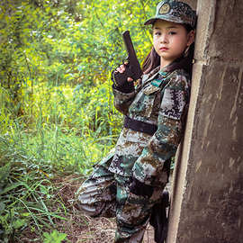 厂家批发供应用于户外拓展训练男女通穿迷彩服陆军系列作战服