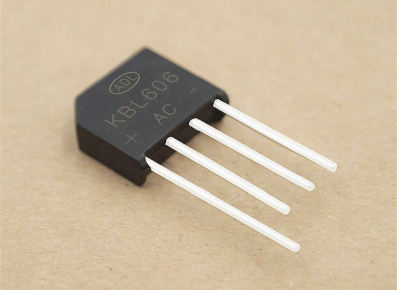 奥德利kbl606整流桥6a600v圆脚桥堆进口芯片厂家生产kbl6