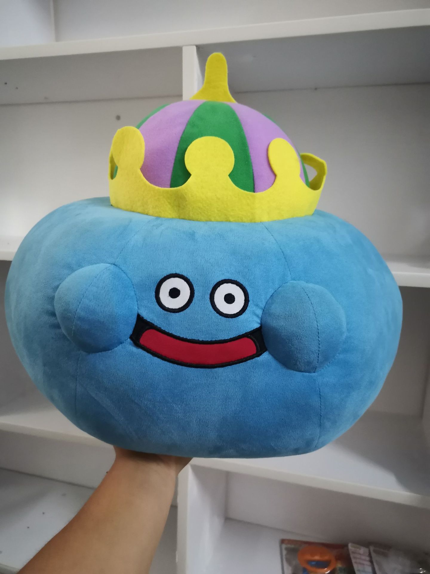 外贸尾单日单 日本勇者斗恶龙 史莱姆 史莱姆国王 毛绒玩具公仔