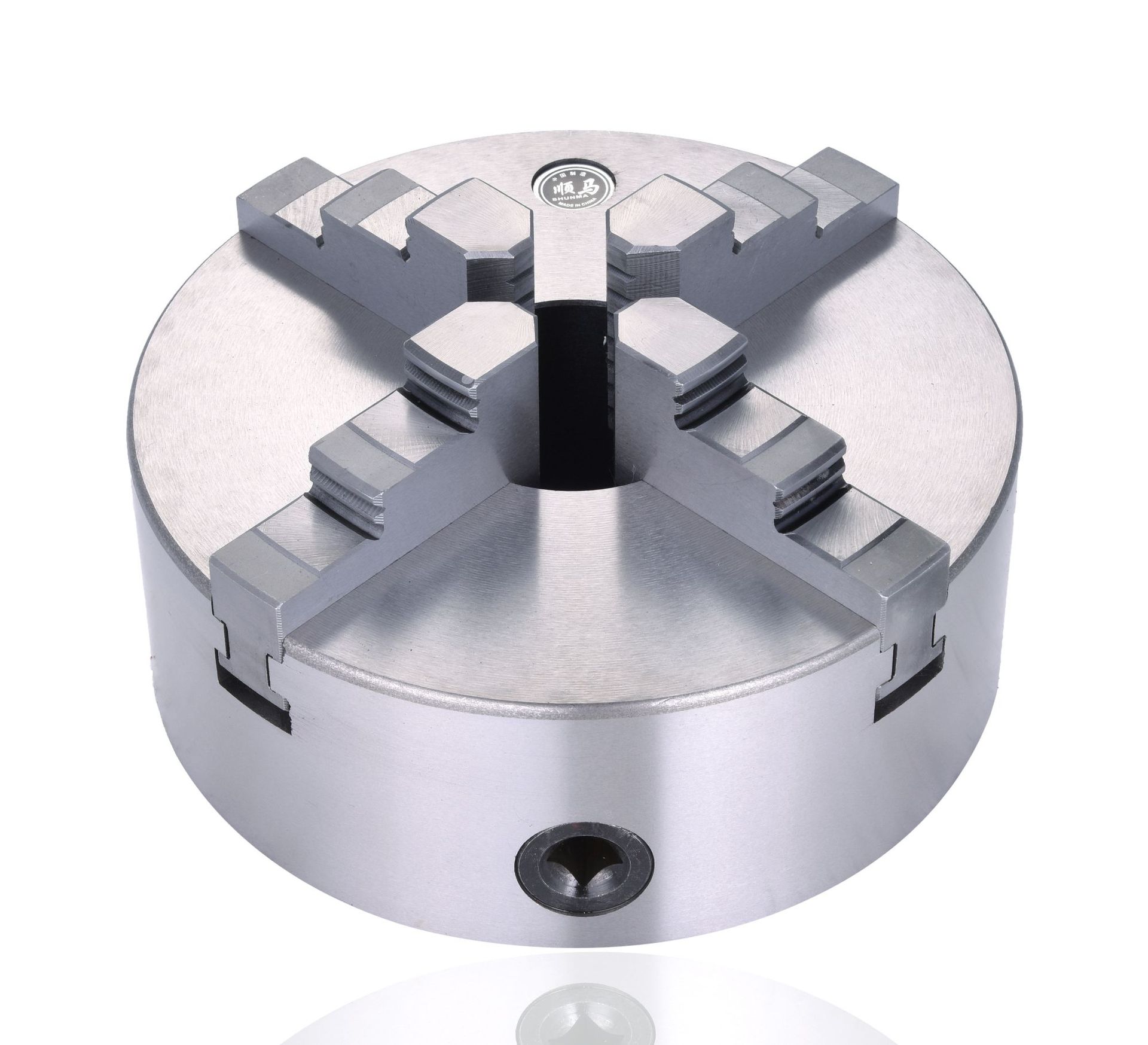 k12 80四爪自定心卡盘四爪卡盘80mm卡爪正爪反爪配环球卡盘