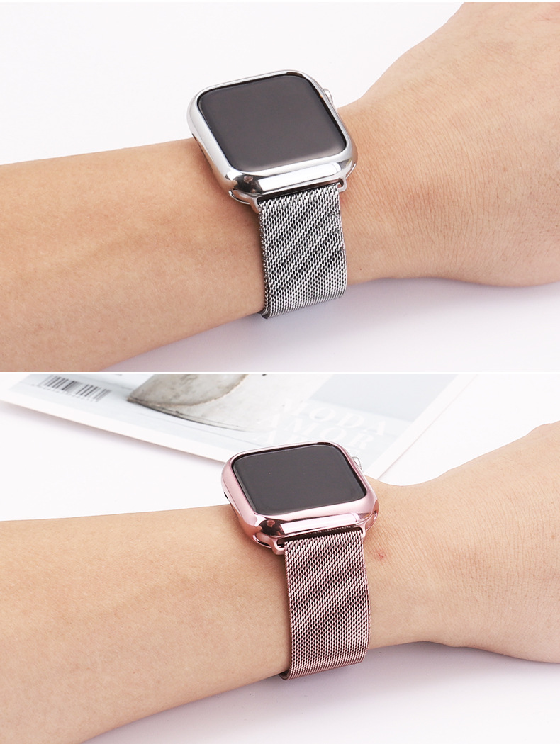 适用苹果手表保护壳 tpu电镀保护套 iwatch保护壳5代【现货秒发】