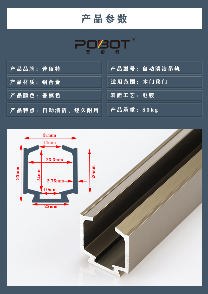 两联动推拉门轨道多宽图片