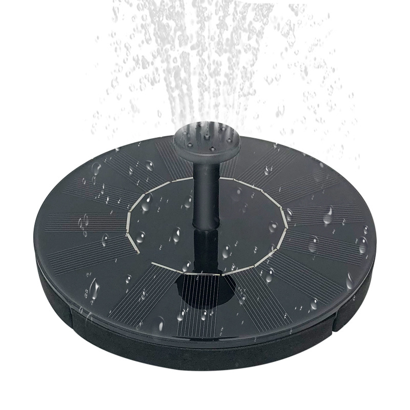 太阳能喷泉室外太能喷水器户外水池水景流水漂浮微型喷泉悬浮花园