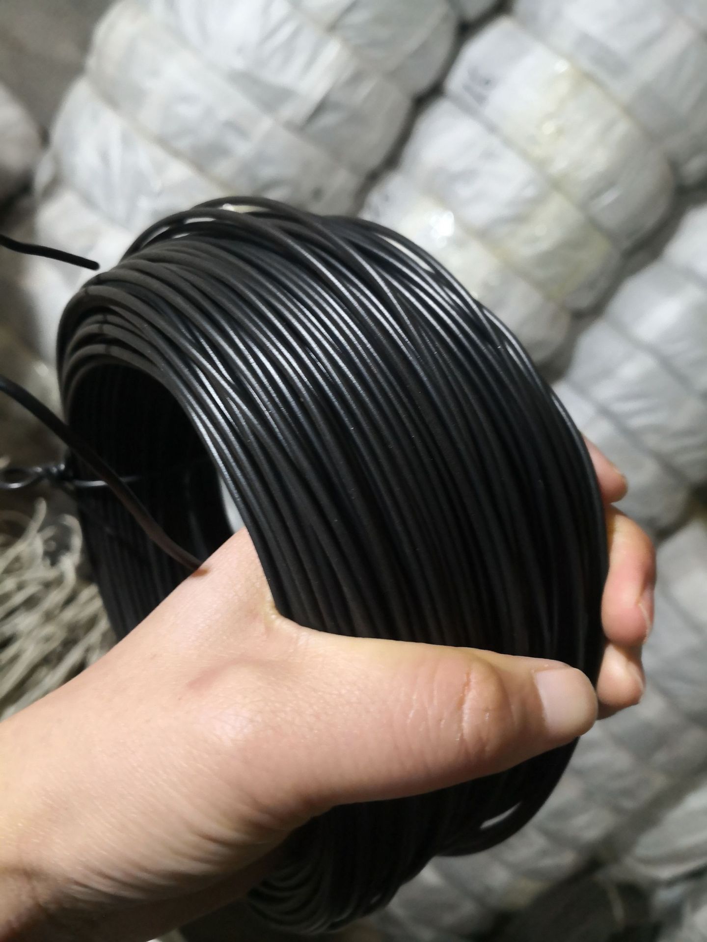 厂家供应多色绑扎线 电缆镀锌铁芯丝绑扎线包塑扎丝