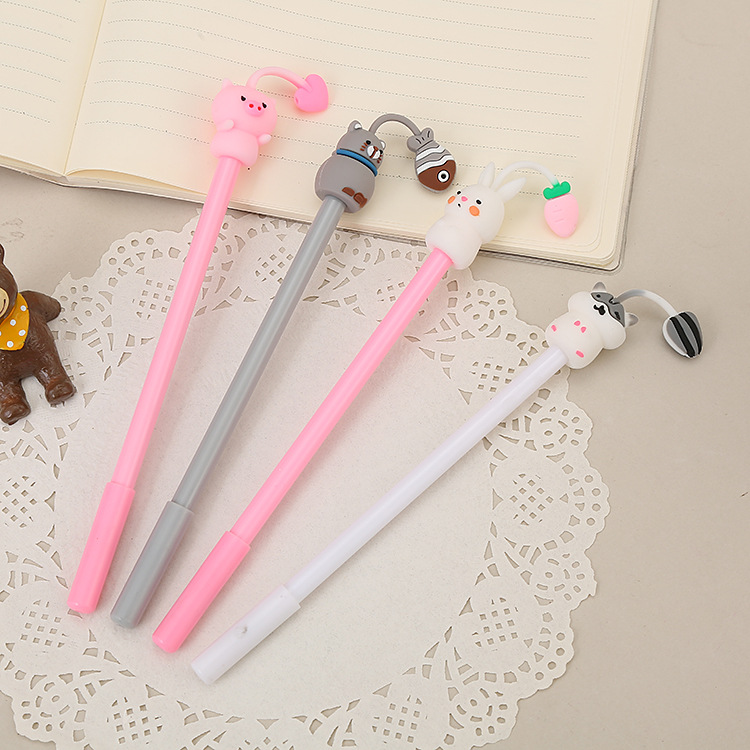 Korean Stationery Student Gel Pen Creative Animal Park Tentacle Ball Pen Cute Learning Office Supplies Signature Pen