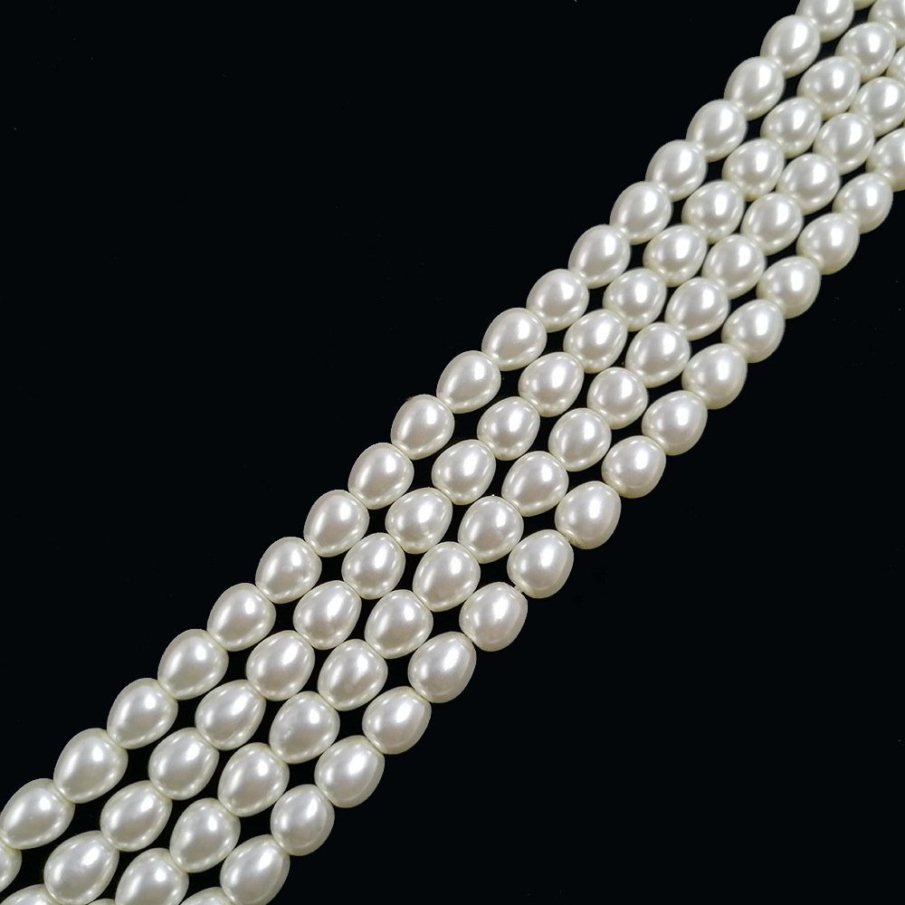 玻璃珍珠项链图片