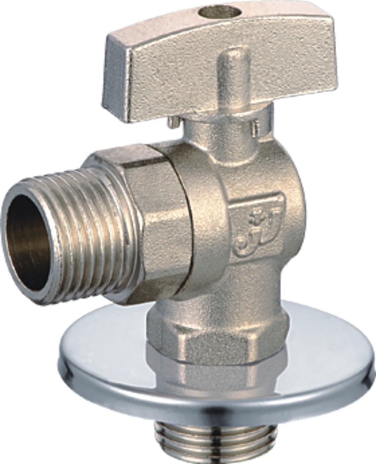 4分壁挂炉三角阀马桶角阀热水器角阀全铜角阀大流量铜球芯角阀