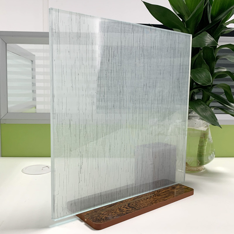 夹布玻璃 夹丝工艺玻璃 按尺寸定制 办公室酒店隔断工程 透明