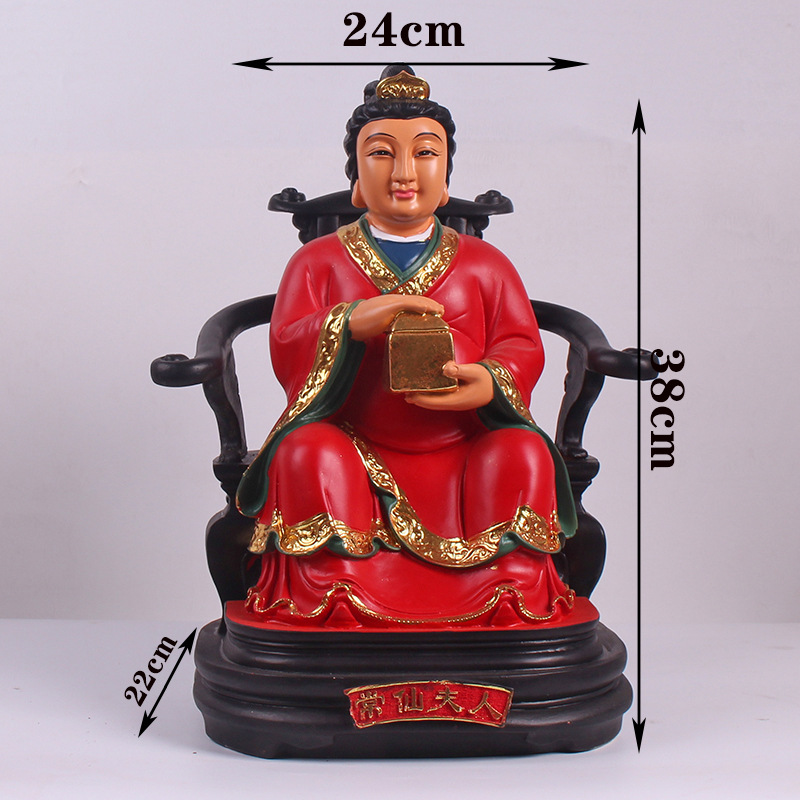 常仙太爷太奶神像16英寸彩绘树脂家用供奉四大家族直销保家仙像