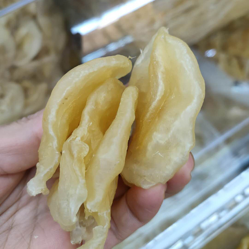 现货一德路海鲜干货石斑鱼胶38头花胶荷包肚蝴蝶胶煲汤10斤礼袋装