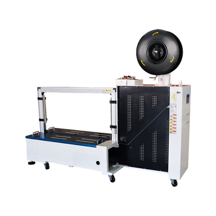 厂价直供低台pp带pet带自动打包机 无人化捆扎机自动包装线打包机