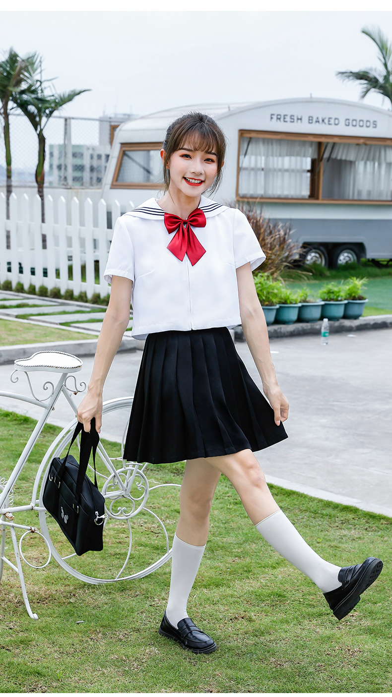 关东襟毕业季班服 加工高中校服学士jk制服裙日系jk基础款 水手服