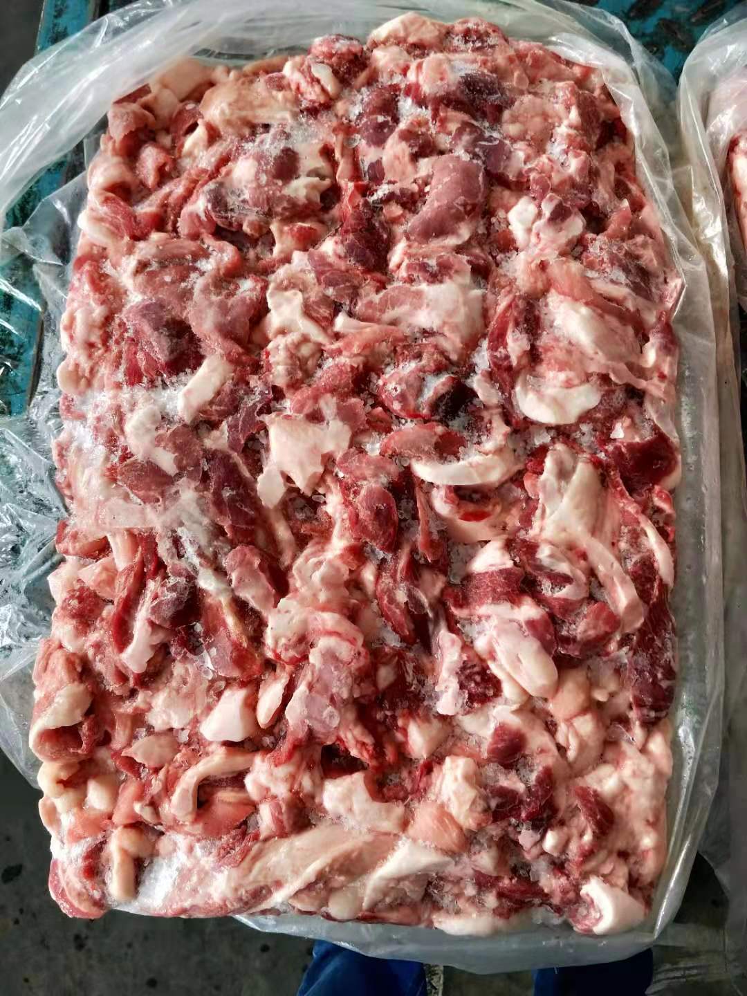 新鲜冷冻 纯干四六猪碎肉 搅馅 饺子馅猪肉46 25kg/袋