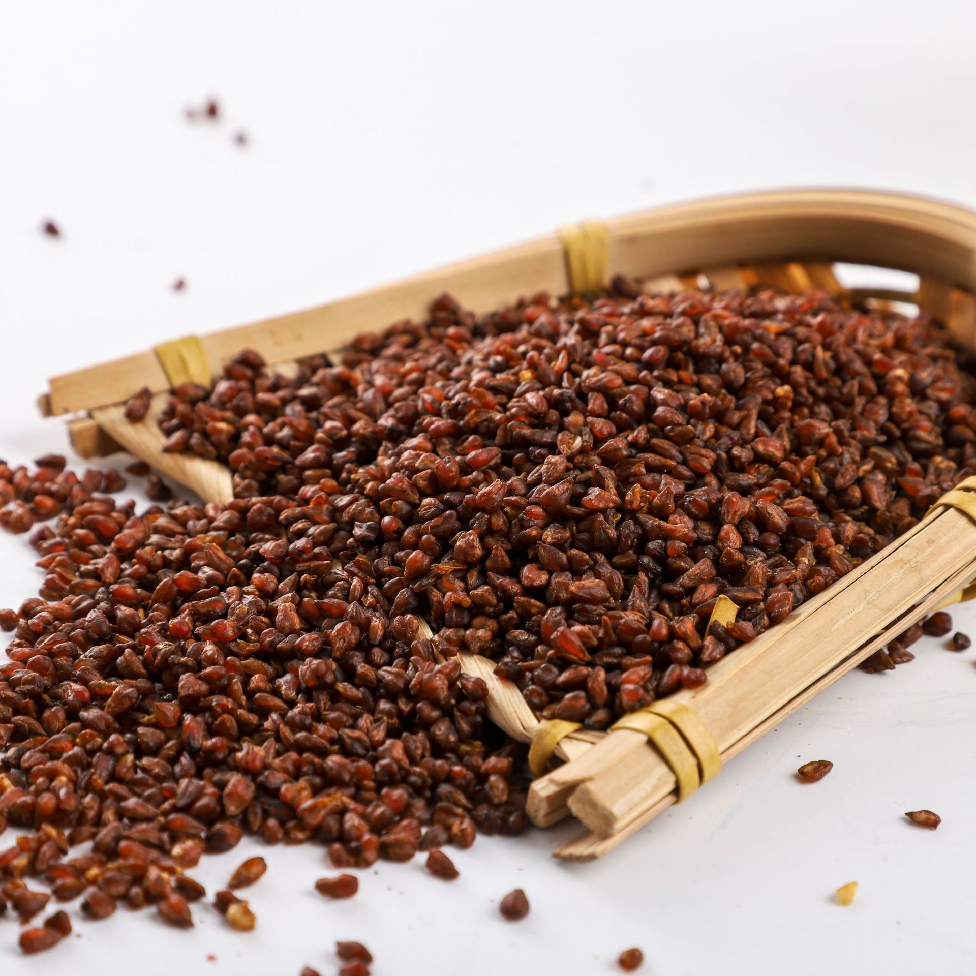 新货四川大凉山全胚芽大粒黄苦荞茶虫草珍珠粒苦荞米茶散装批发