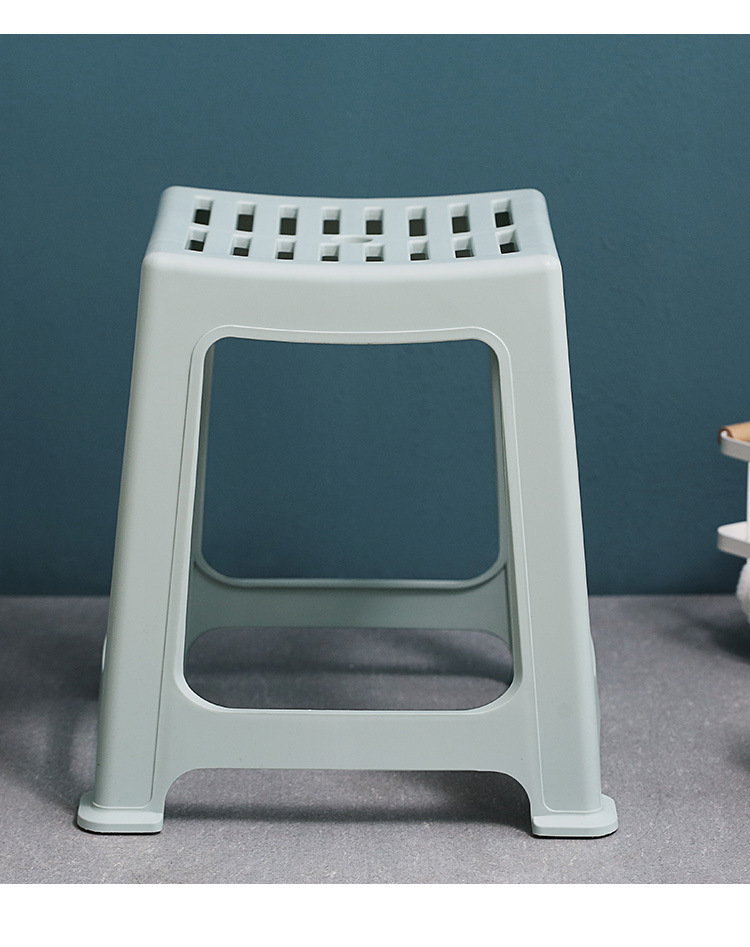 麦宝隆 塑料凳高脚凳时尚换鞋凳厨房防滑凳加厚凳子小号板凳 0304