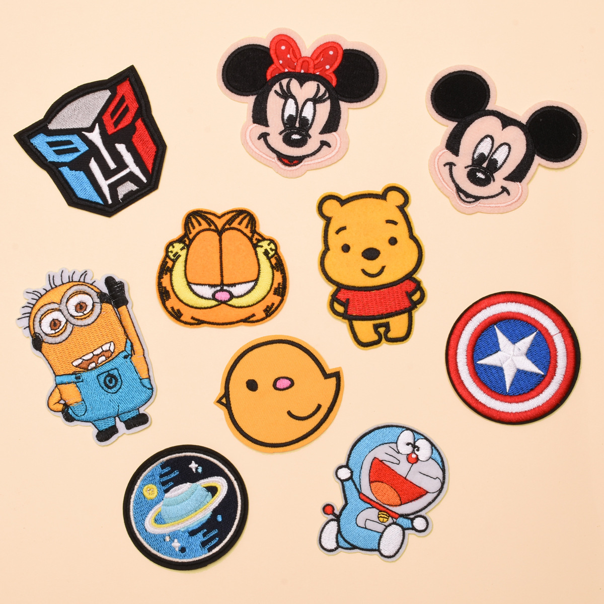 卡通小动物布贴绣花 童装辅料淘宝热销补丁贴 现货服装辅料