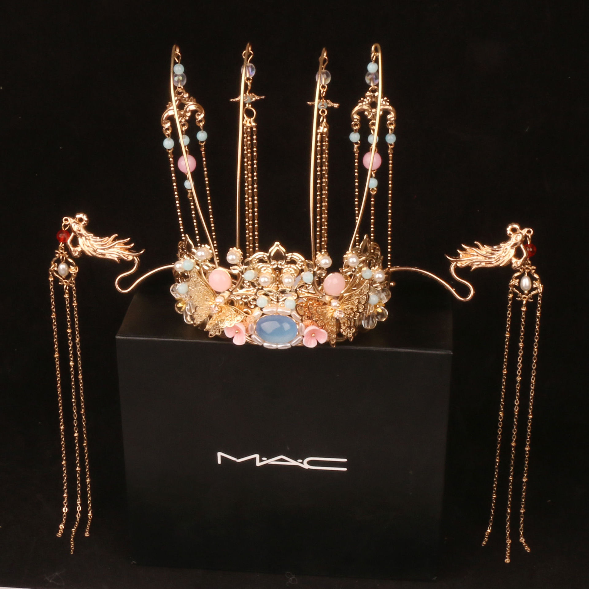 中式凤冠额饰品