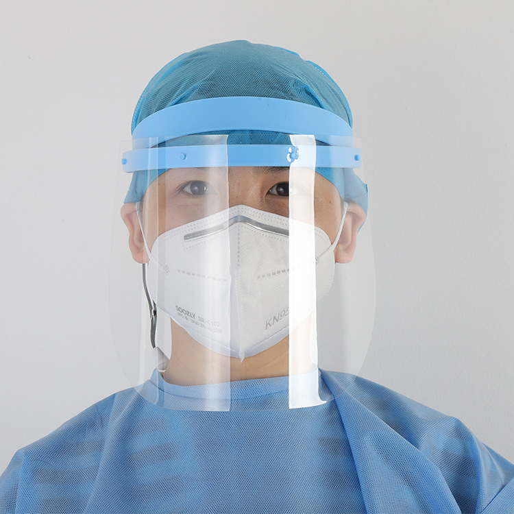 防雾防护面罩face shield防气溶胶飞沫隔离面罩防疫面罩面屏