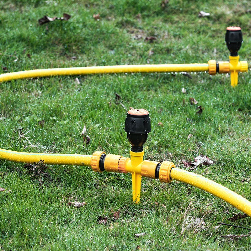 自动旋转洒水器360度园林串联喷头园艺灌溉神器浇花浇菜草坪降温