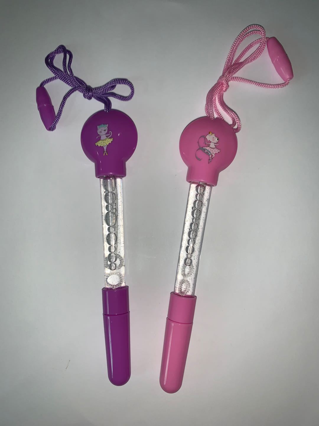 新款泡泡笔小朋友喜欢的泡泡满天飞广告笔卡通圆珠笔