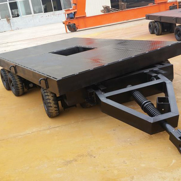 供应各种吨位平板车货品运输规格多样挂车电动牵引车平板车