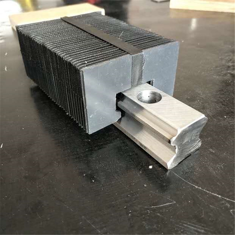 现货 机床直线导轨防护罩 数控机床风琴防尘罩 双线轨导轨防护罩