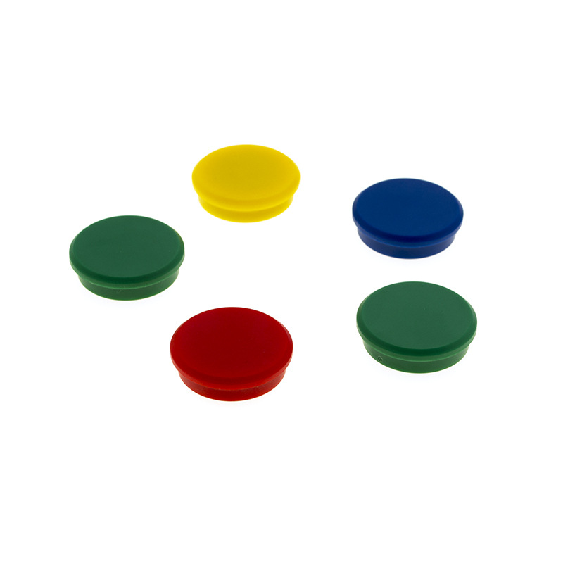 厂家供应白板吸磁扣塑料磁性磁扣强磁包塑磁扣