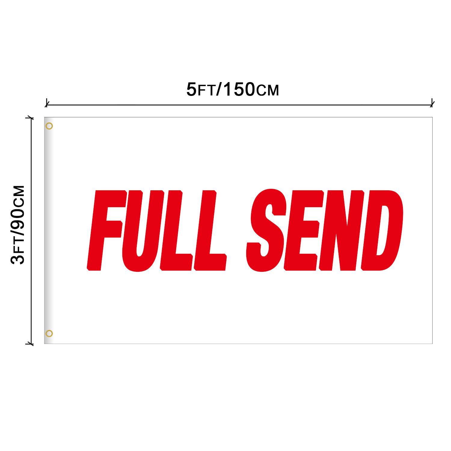 Factory in Stock Full Send Nelk Boys 90 * 150cm US Internet Celebrity Spot Flags Support Wholesale