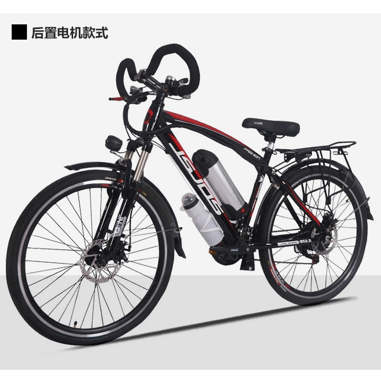 出口26寸中置电机驱动电动山地自行车 变速电动山地车 助力车