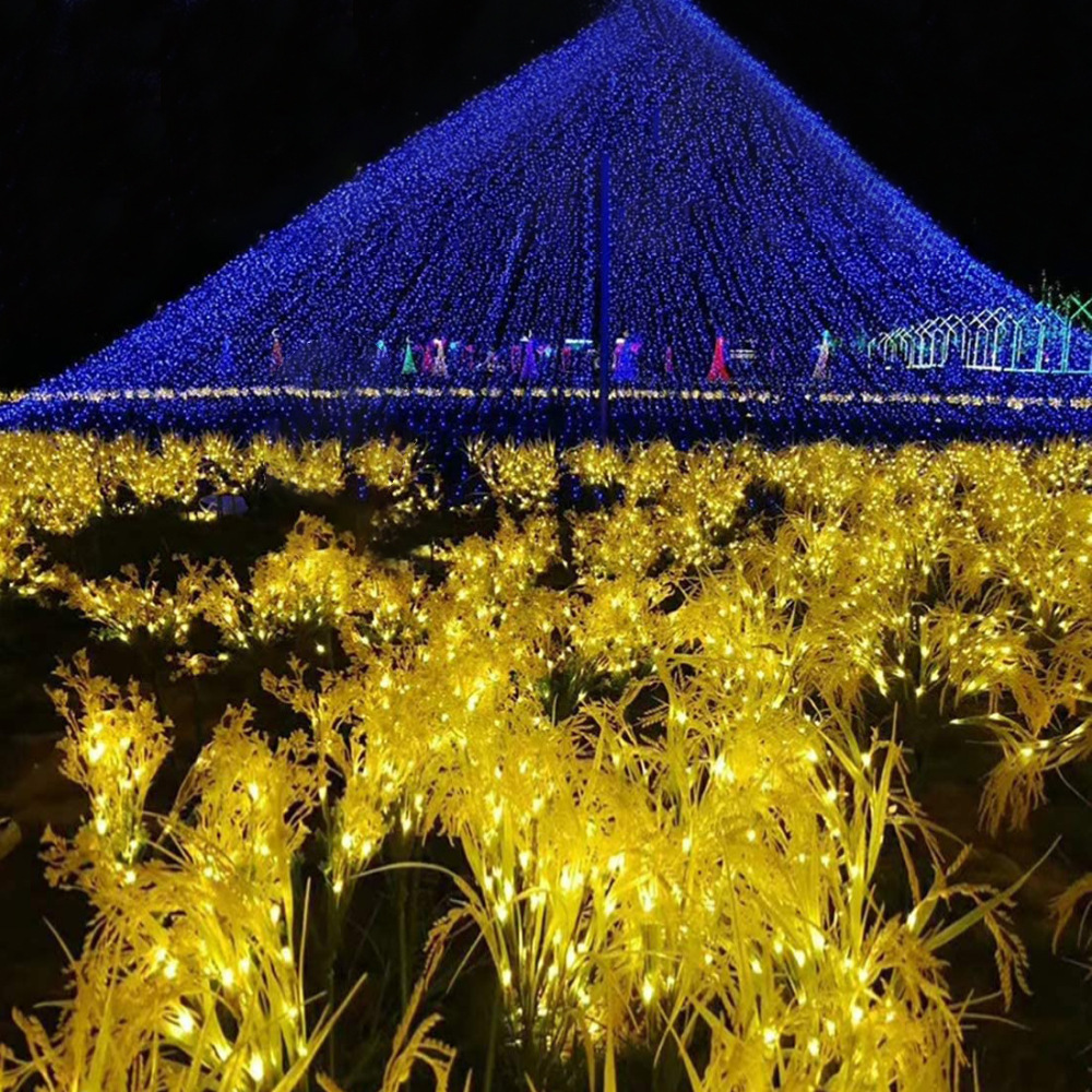 麦穗灯水稻灯户外防水庭院装饰发光草坪灯led太阳能芦苇插地灯