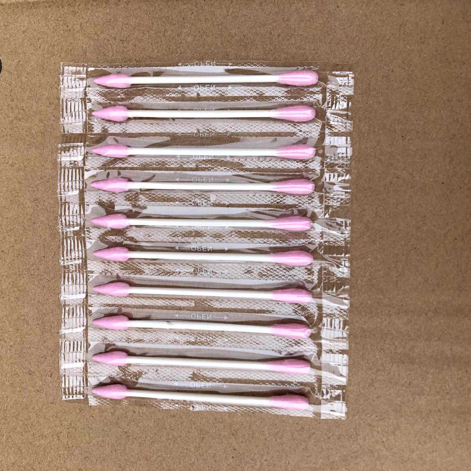 独立包装棉签简装棉棒一次性清洁卫生掏耳朵便携双头纸棒彩妆包邮
