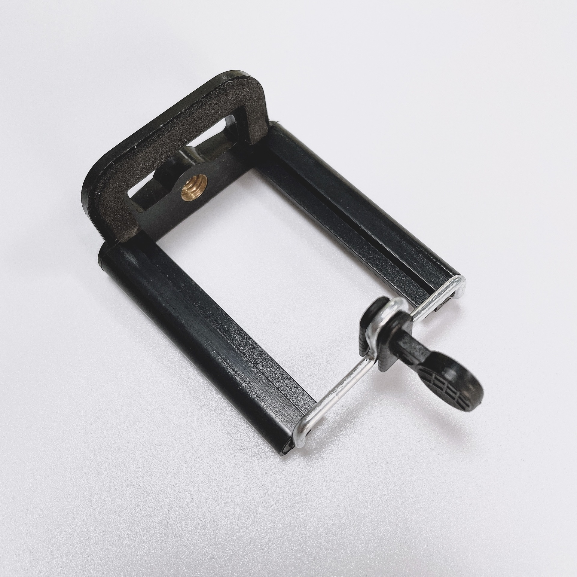 手机u型夹 1/4接口自拍杆手机夹子 三脚架配件 八爪鱼支架夹子