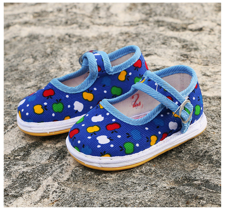 宝宝婴儿布鞋春手工千层底软底男女婴幼儿小布鞋学步鞋儿童1-2岁