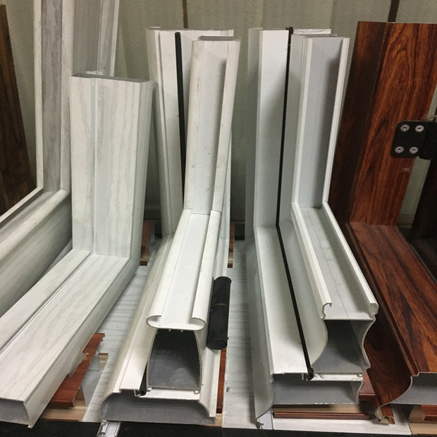 佛山现代坚华铝材厂加工家装幕墙隔热晶钢门铝型材铝合金门窗材料