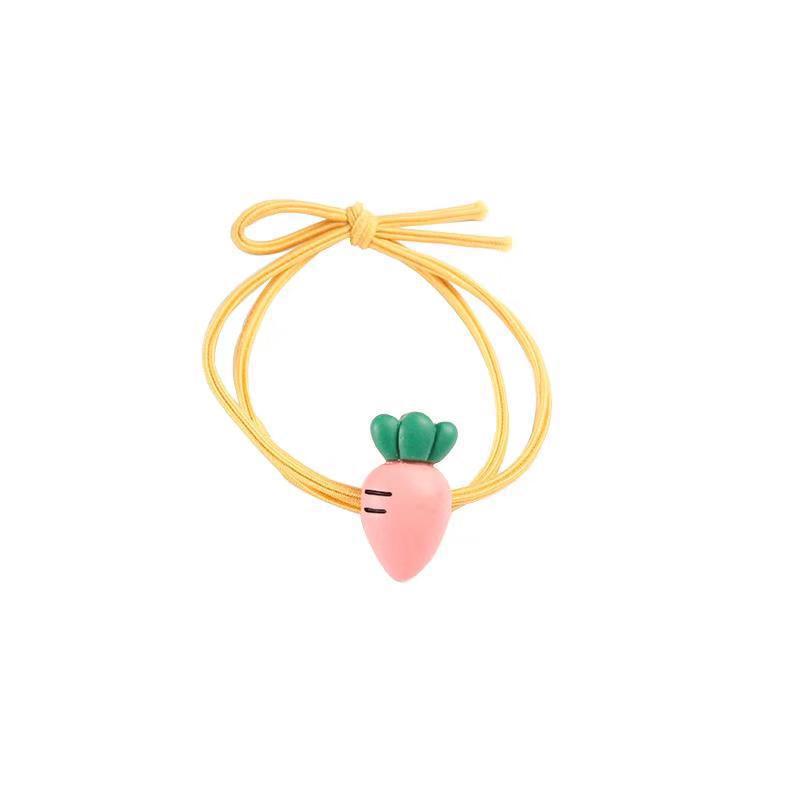 头绳韩国小清新儿童可爱发圈胡萝卜扎头发橡皮筋森女系发绳头饰女